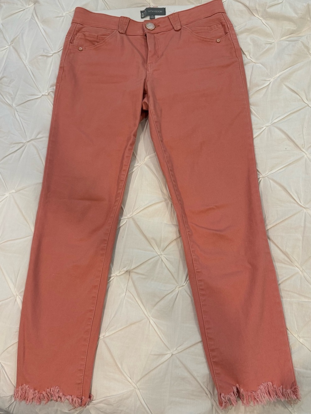 Wit & Wisdom Frayed Hem Jeans